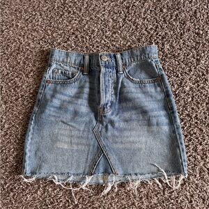 Aeropostale Light Blue Denim Pencil Skirt